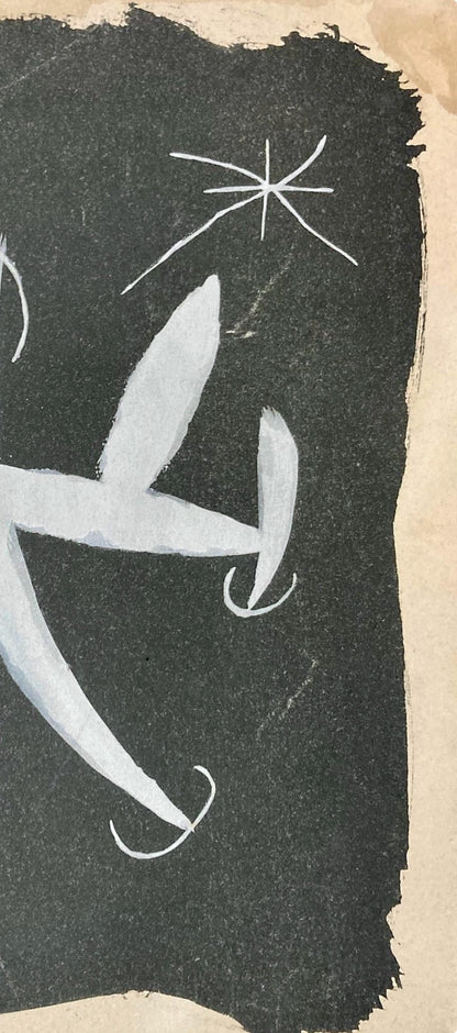 Joan Mir, L'Oiseau Solaire, L'Oiseau Lunaire, Tincelles (Cramer 117; Dupin 447-48), Lithograph