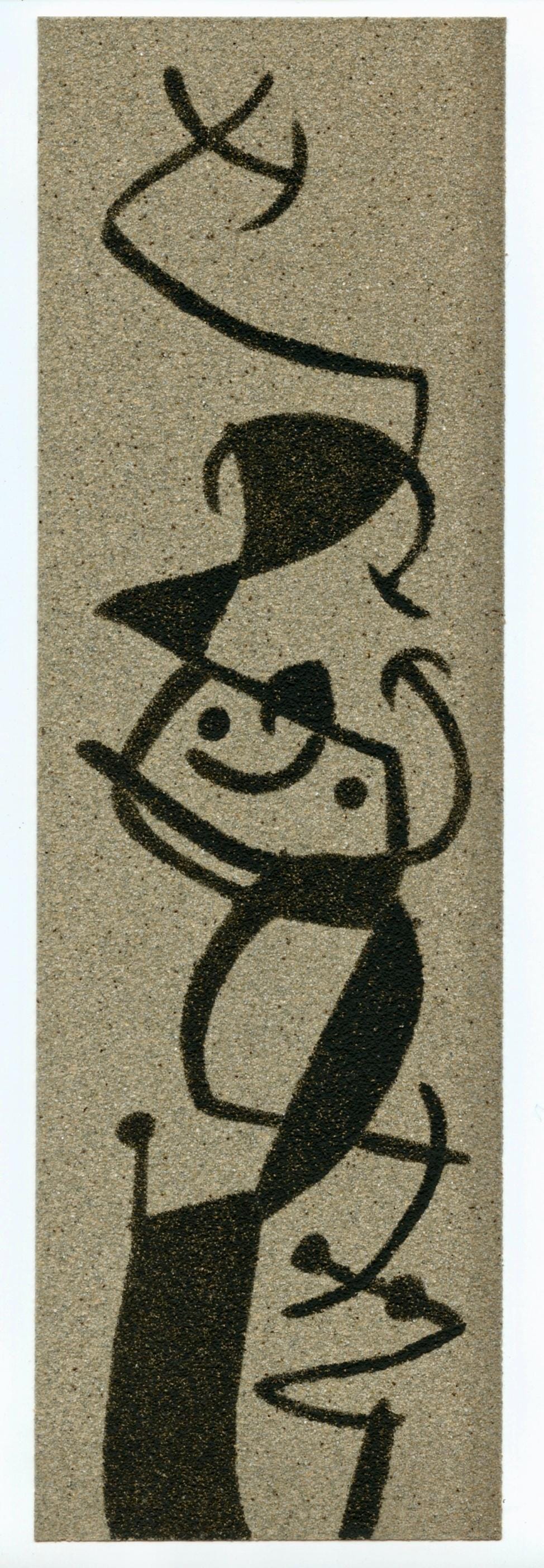 Joan Mir, L'Oiseau Solaire, L'Oiseau Lunaire, Tincelles (Cramer 117; Dupin 447-48), Lithograph