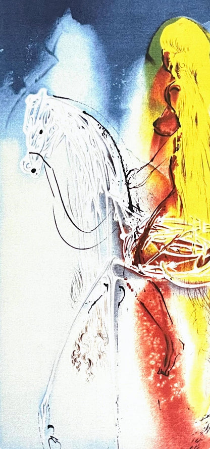 Salvador Dali, Dame Godiva, Signed, Offset Lithograph