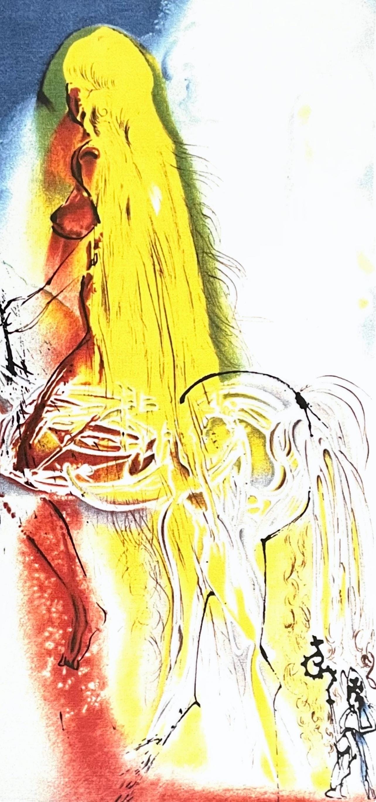 Salvador Dali, Dame Godiva, Signed, Offset Lithograph