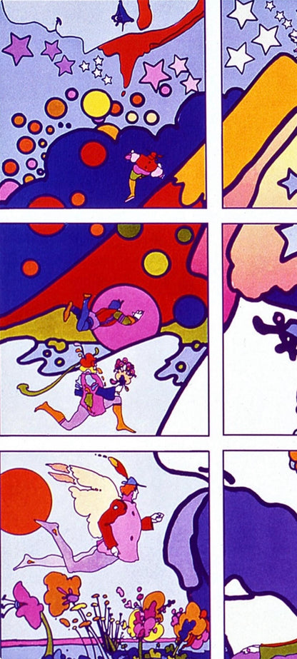 Peter Max, The Profile, Hand Signed, Official Lithograph