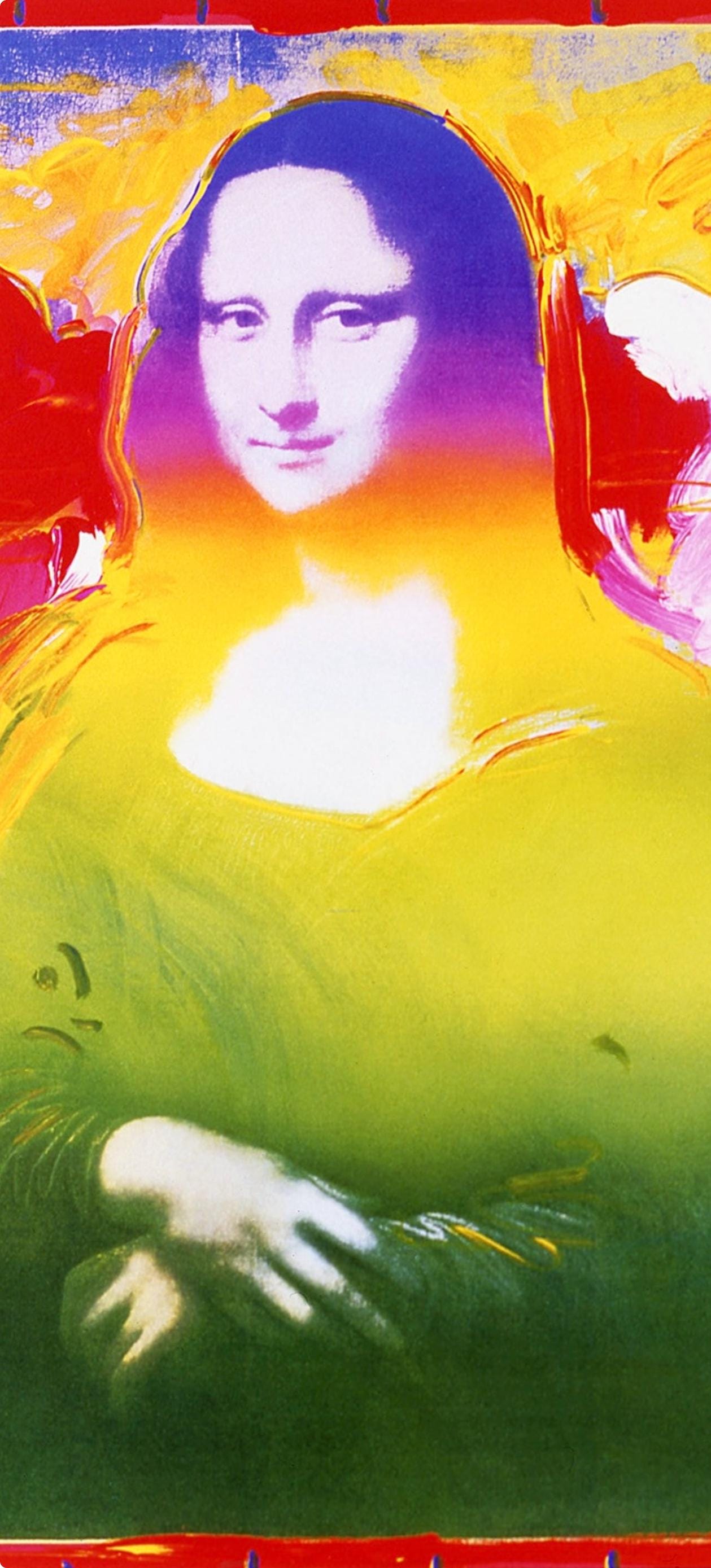 Peter Max, Mona Lisa Ii, Hand Signed, Official Lithograph