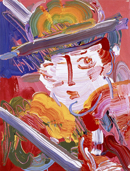 Peter Max, Abstract Zero, Hand Signed, Official Lithograph