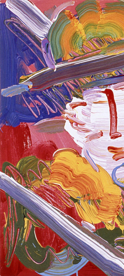 Peter Max, Abstract Zero, Hand Signed, Official Lithograph