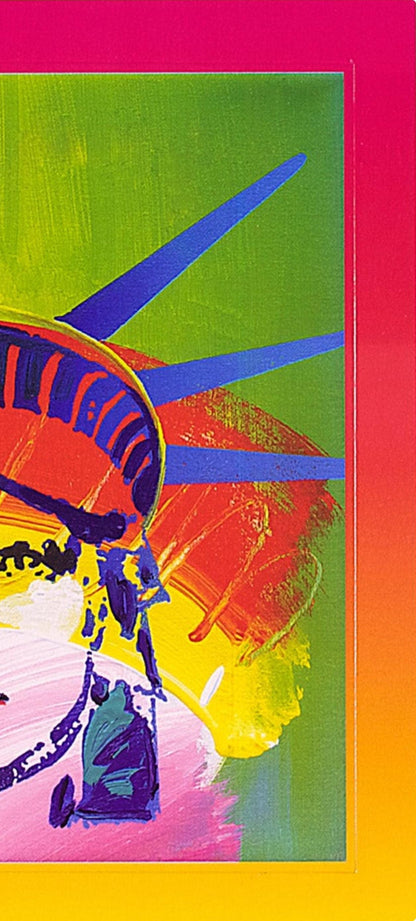 Peter Max, Liberty Head On Blends Iv, Hand Signed, Official Lithograph