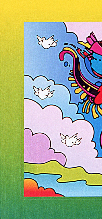 Peter Max, Woodstock Profile On Blends, Hand Signed, Official Lithograph