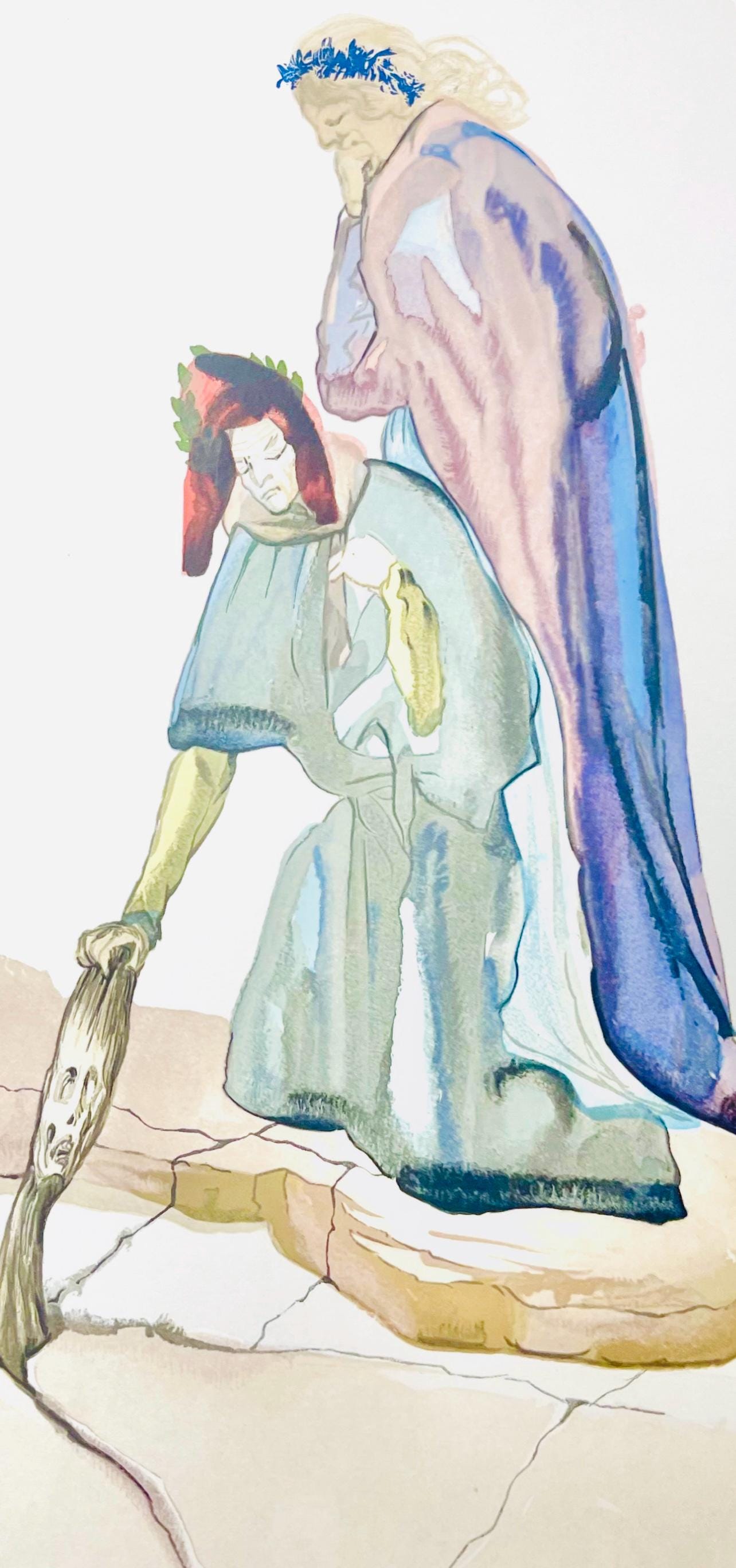 Salvador Dali, Hlle Xxxii (Michler/Lpsinger 1039-1138; Field 189-200), Die Gttliche Komdie, Signed,