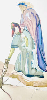 Salvador Dali, Hlle Xxxii (Michler/Lpsinger 1039-1138; Field 189-200), Die Gttliche Komdie, Signed,