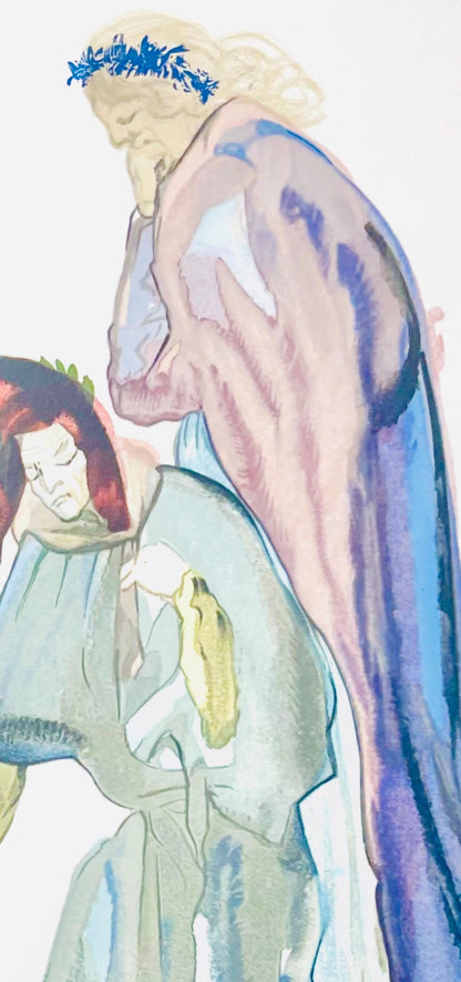 Salvador Dali, Hlle Xxxii (Michler/Lpsinger 1039-1138; Field 189-200), Die Gttliche Komdie, Signed,