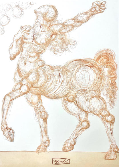 Salvador Dali, Hlle Xxv (Michler/Lpsinger 1039-1138; Field 189-200), Die Gttliche Komdie, Signed,