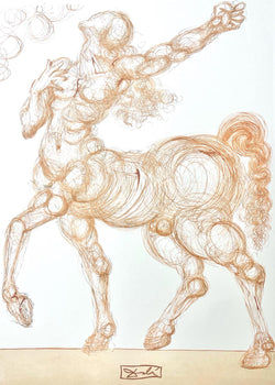 Salvador Dali, Hlle Xxv (Michler/Lpsinger 1039-1138; Field 189-200), Die Gttliche Komdie, Signed,