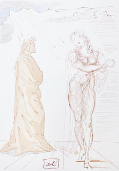 Salvador Dali, Hlle Ii (Michler/Lpsinger 1039-1138; Field 189-200), Die Gttliche Komdie, Signed,