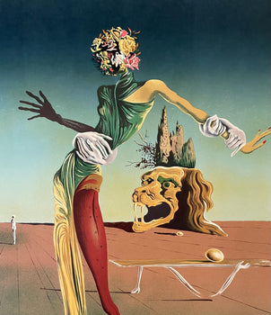 Salvador Dali, Femme Tete De Roses, Lithograph
