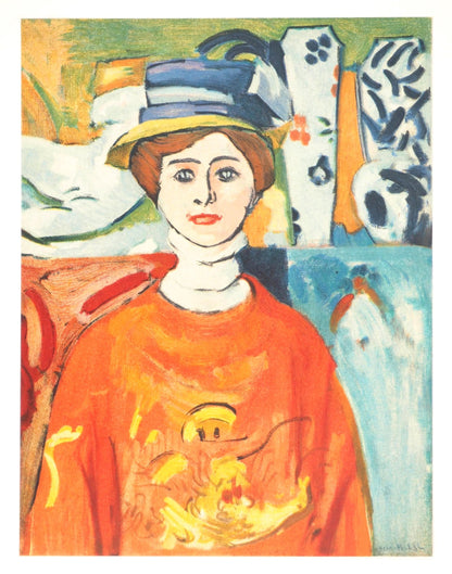 Henri Matisse, Mlle X, Portraits Par Henri Matisse, Lithograph