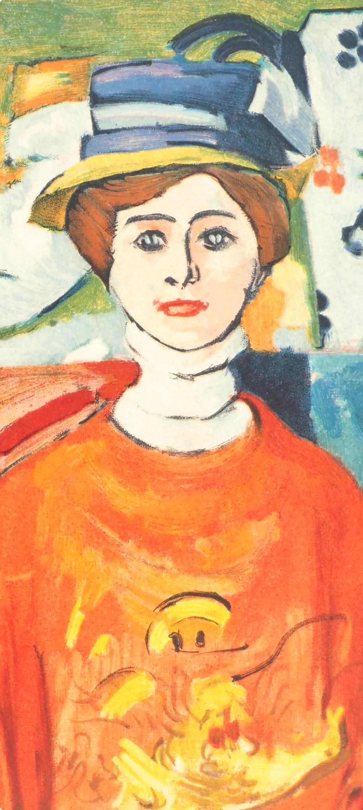 Henri Matisse, Mlle X, Portraits Par Henri Matisse, Lithograph