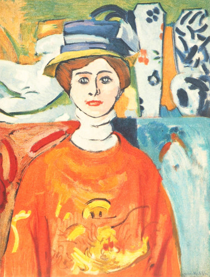 Henri Matisse, Mlle X, Portraits Par Henri Matisse, Lithograph