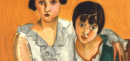 Henri Matisse, Les Deux Soeurs, Portraits Par Henri Matisse, Lithograph