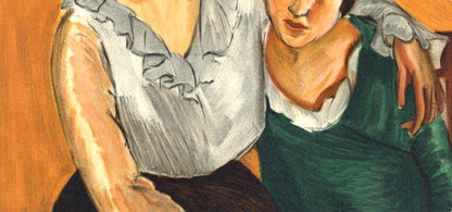 Henri Matisse, Les Deux Soeurs, Portraits Par Henri Matisse, Lithograph