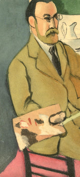 Henri Matisse, Portrait De Lartiste, Portraits Par Henri Matisse, Lithograph