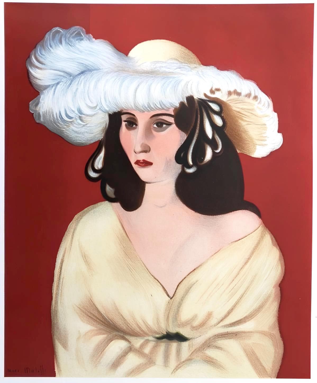 Henri Matisse, Mademoiselle M.A., Portraits Par Henri Matisse, Lithograph