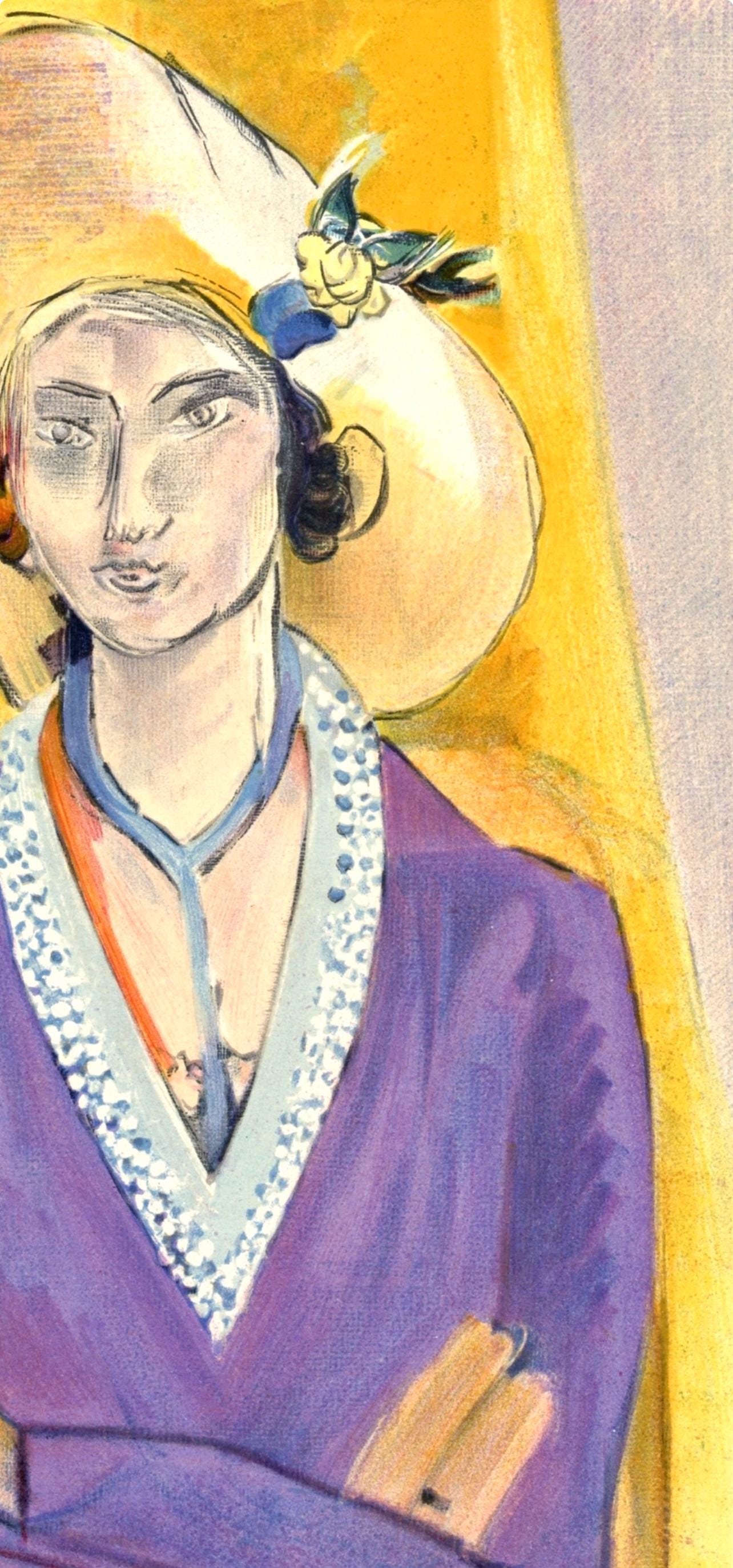 Henri Matisse, Mademoiselle L.L., Portraits Par Henri Matisse, Lithograph