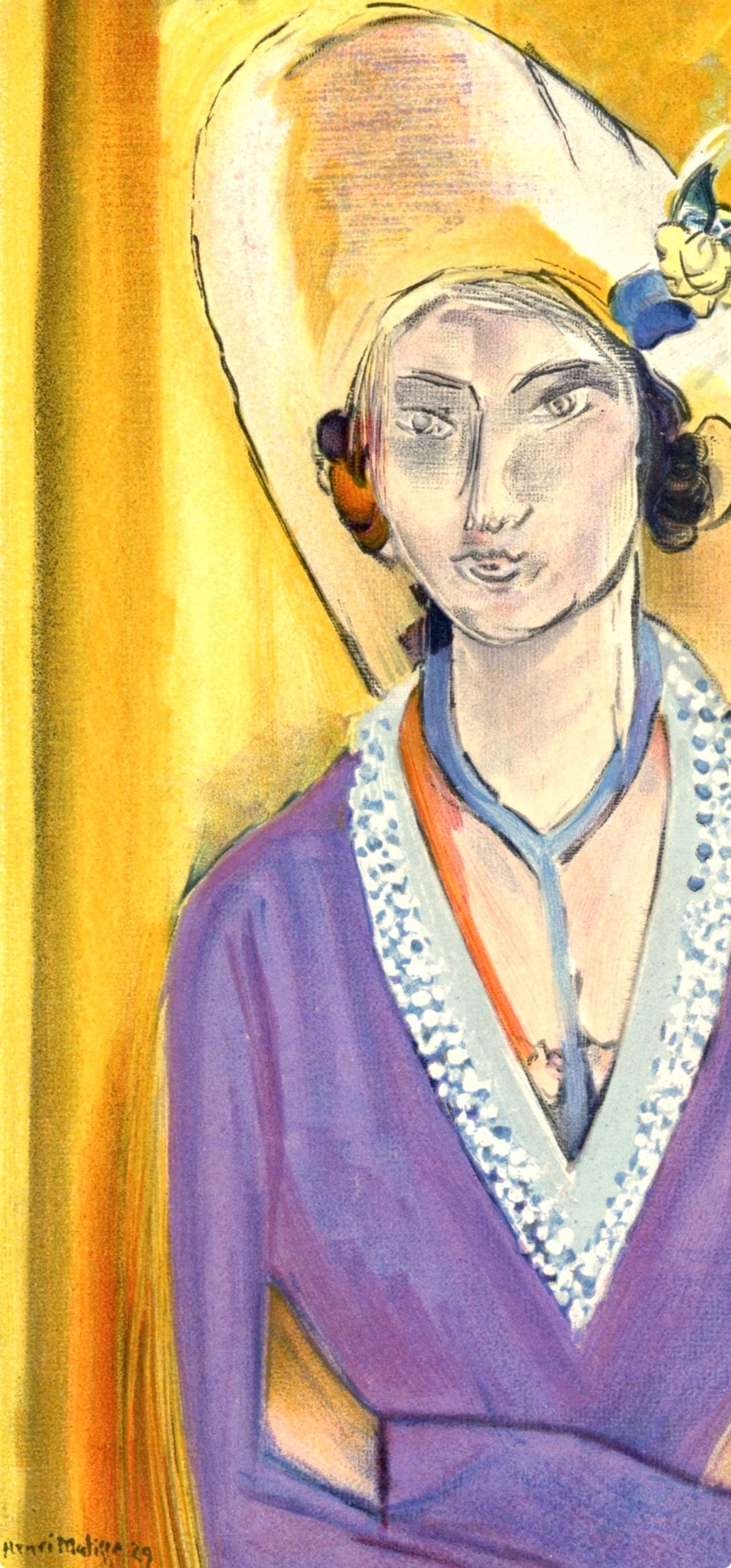 Henri Matisse, Mademoiselle L.L., Portraits Par Henri Matisse, Lithograph
