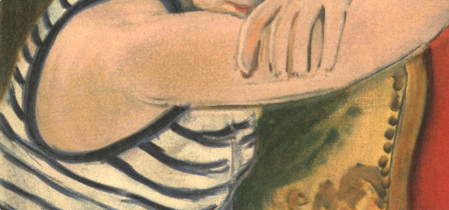 Henri Matisse, Madame L.D. Les Yeux Bleus, Portraits Par Henri Matisse, Lithograph