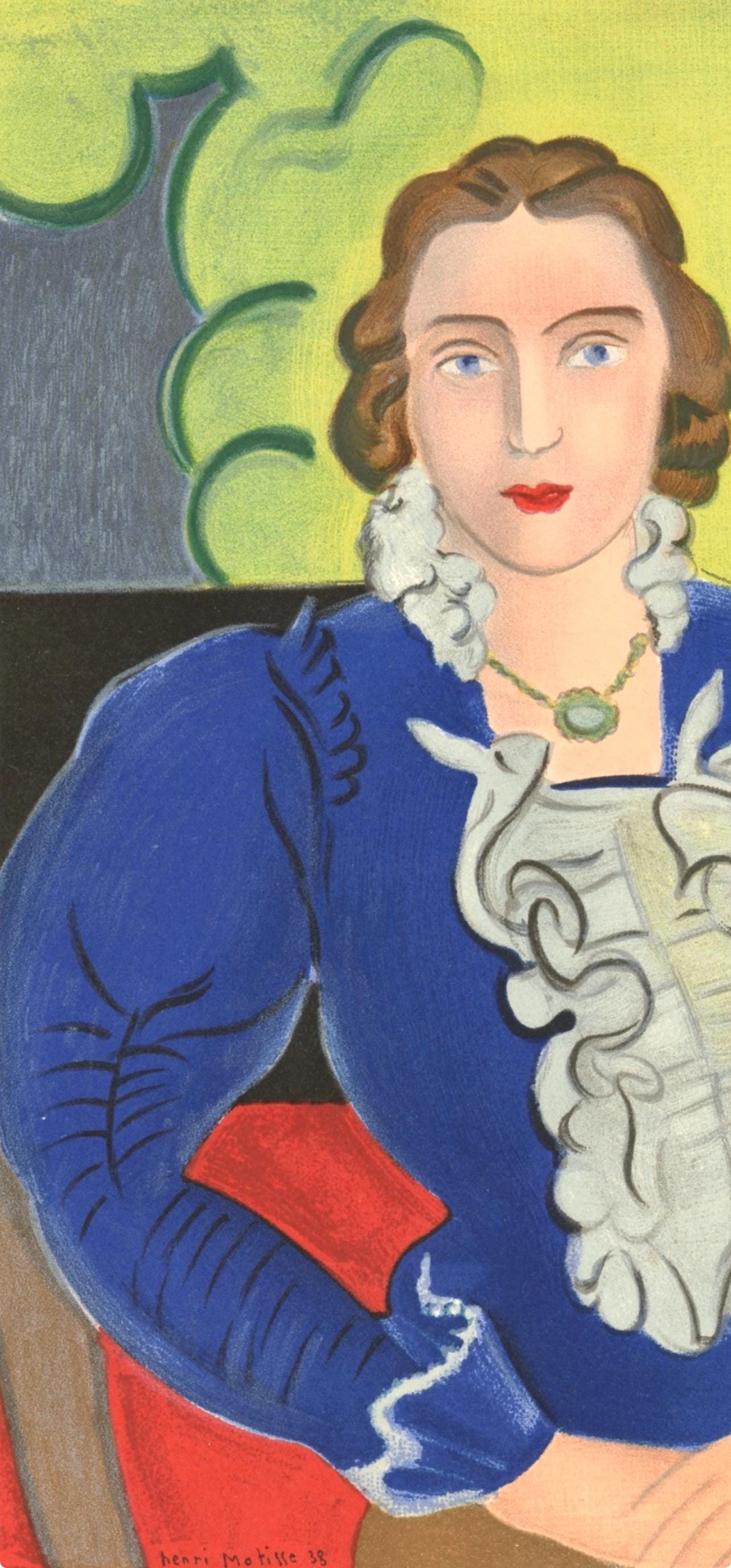 Henri Matisse, Madame L.D., Portraits Par Henri Matisse, Lithograph