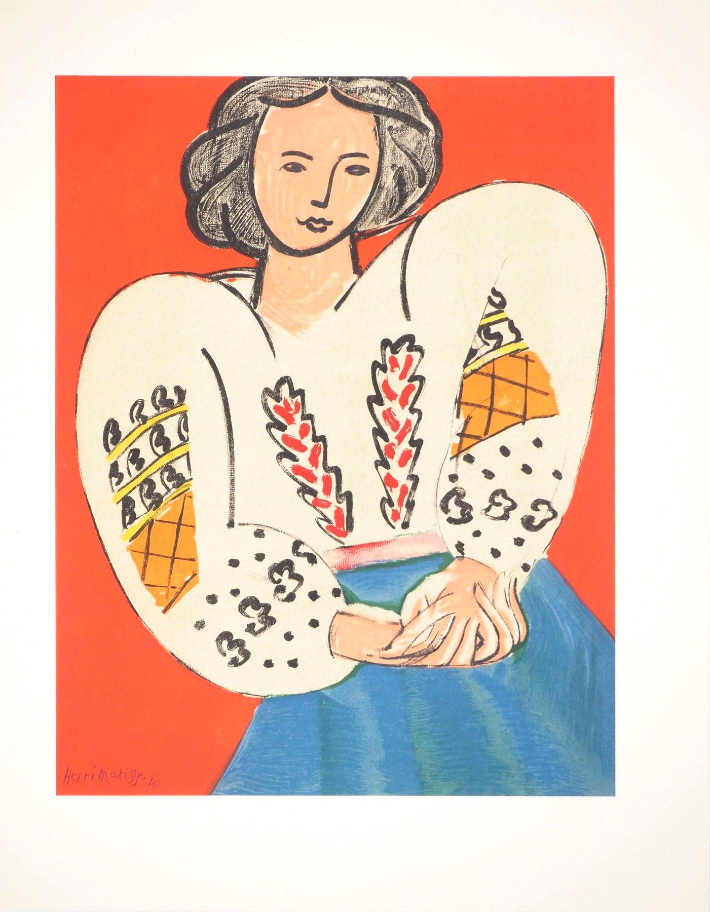 Henri Matisse, Madame M.P., Portraits Par Henri Matisse, Lithograph