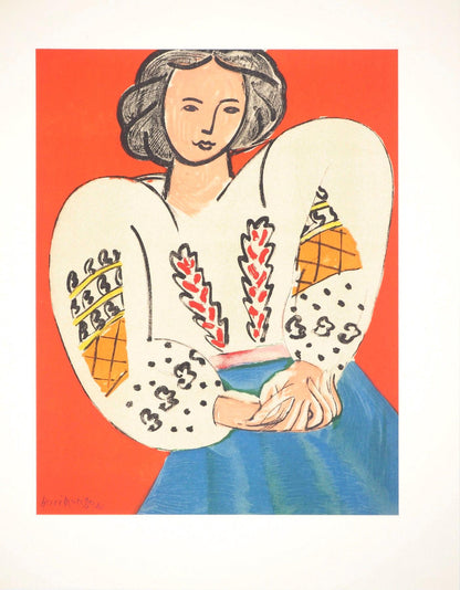 Henri Matisse, Madame M.P., Portraits Par Henri Matisse, Lithograph