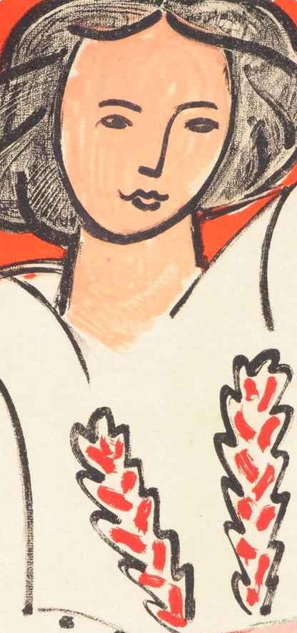 Henri Matisse, Madame M.P., Portraits Par Henri Matisse, Lithograph