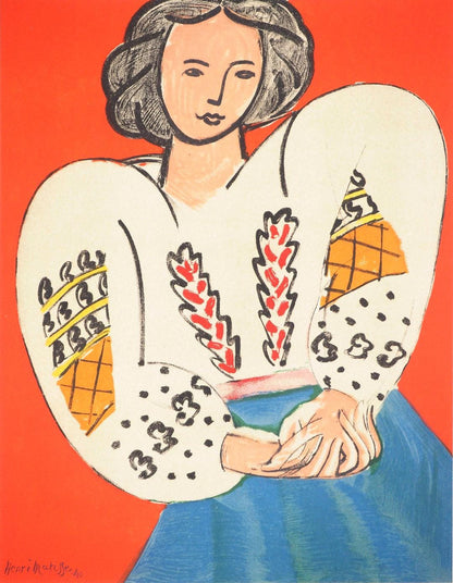Henri Matisse, Madame M.P., Portraits Par Henri Matisse, Lithograph