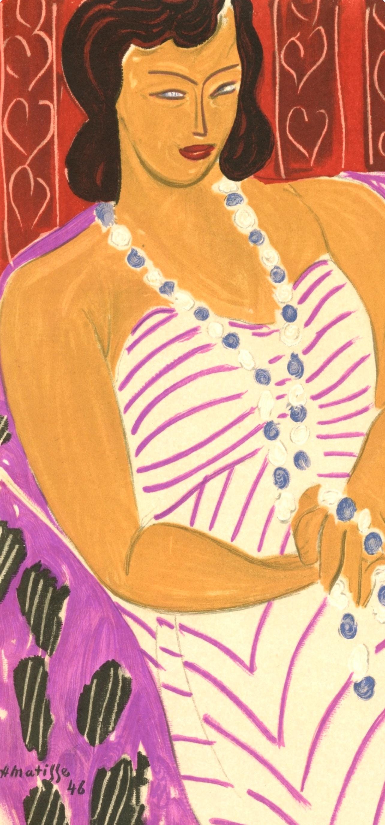 Henri Matisse, Madame F.H., Portraits Par Henri Matisse, Lithograph