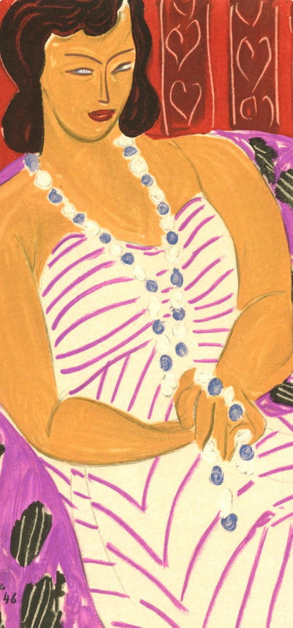 Henri Matisse, Madame F.H., Portraits Par Henri Matisse, Lithograph