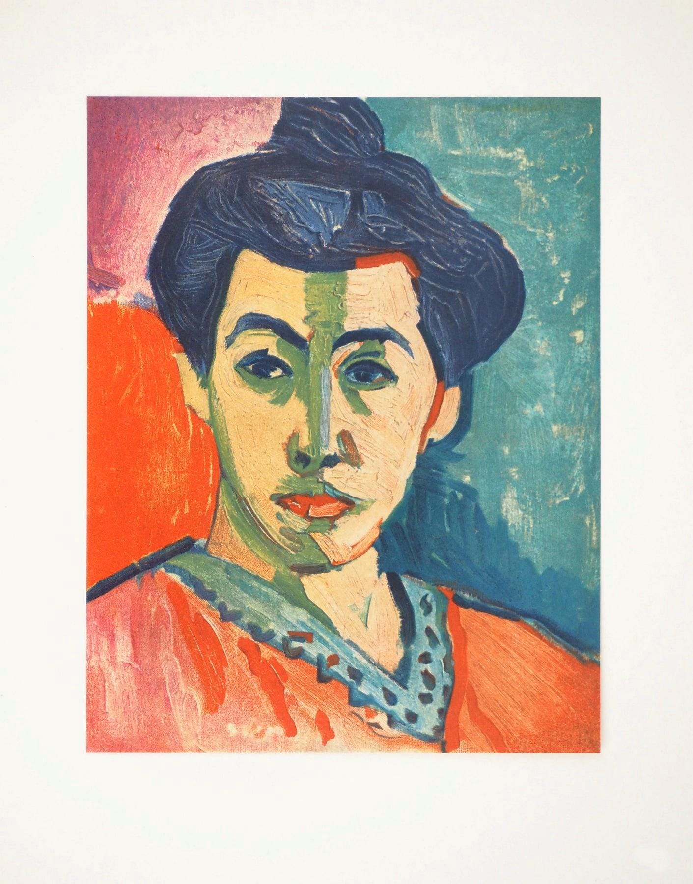 Henri Matisse, Madame Matisse, Portraits Par Henri Matisse, Lithograph