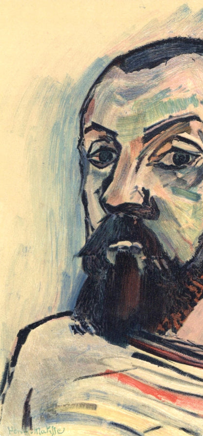 Henri Matisse, Autoportrait Au Maillot Ray, Portraits Par Henri Matisse, Lithograph