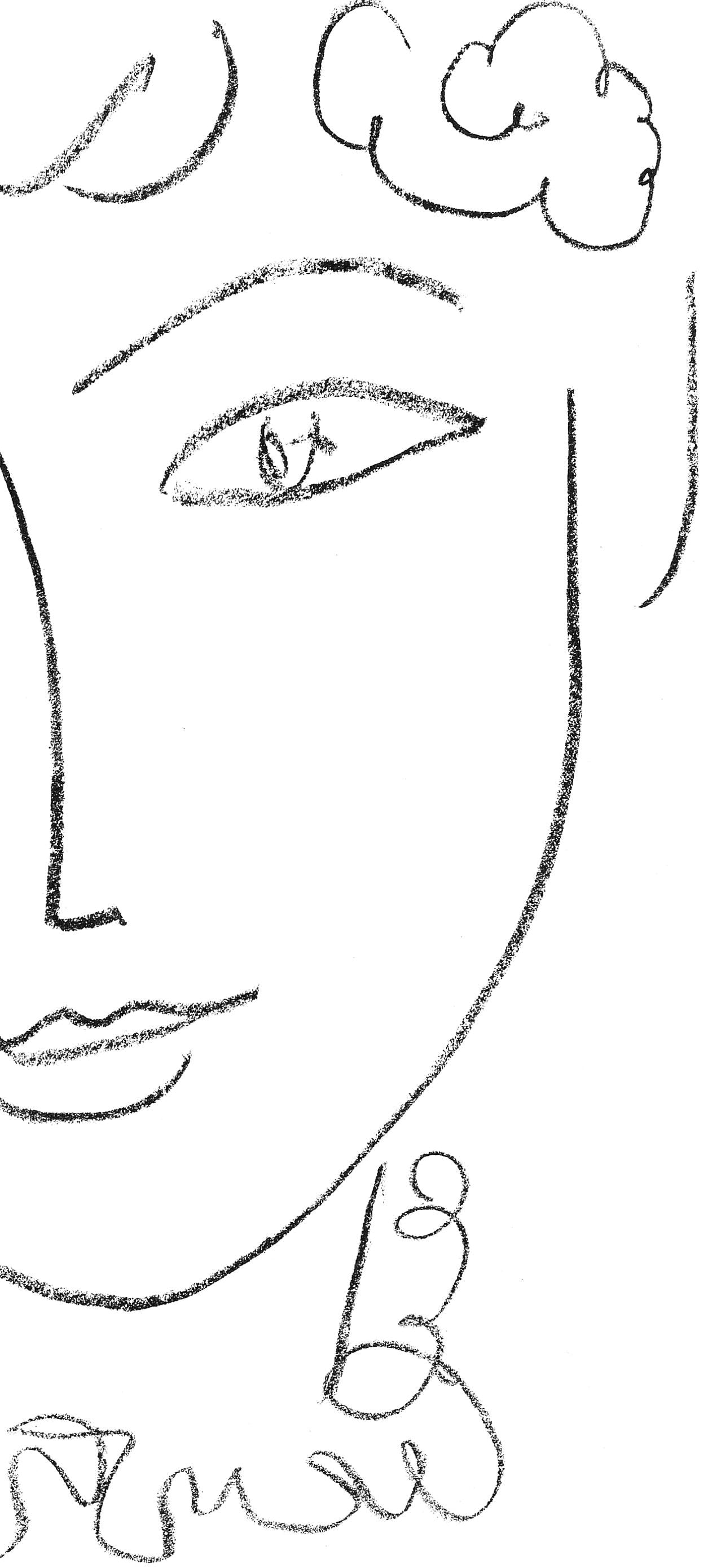 Henri Matisse, La Pompadour (Duthuit 670), Portraits Par Henri Matisse, Lithograph