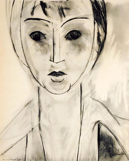 Henri Matisse, Madame Josette Gris, Portraits Par Henri Matisse, Hliogravure