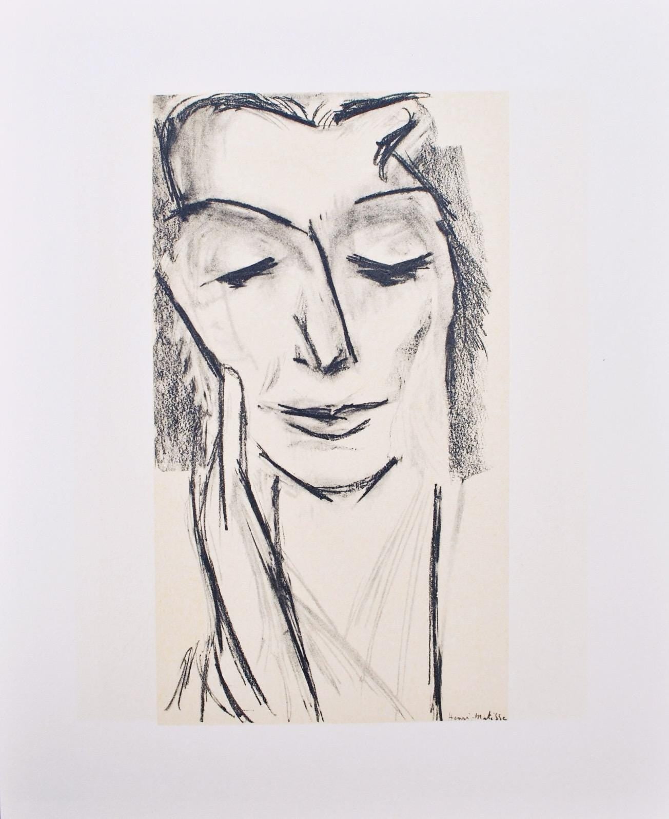Henri Matisse, Mademoiselle Eva Mudocci, Portraits Par Henri Matisse, Hliogravure