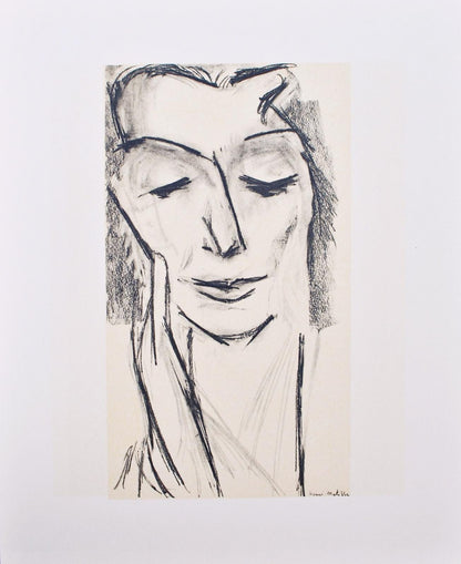 Henri Matisse, Mademoiselle Eva Mudocci, Portraits Par Henri Matisse, Hliogravure