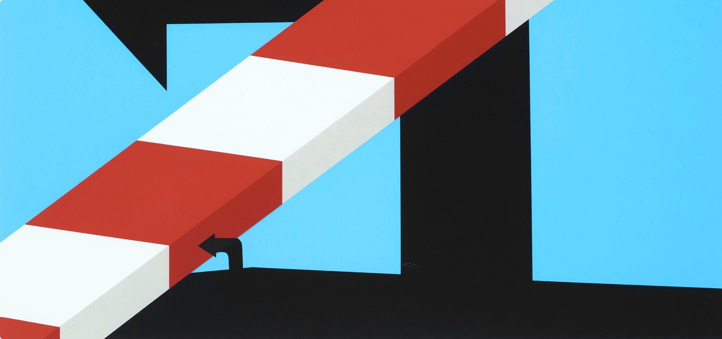 Allan D'Arcangelo, U.S. Highway #1, Signed, Silkscreen
