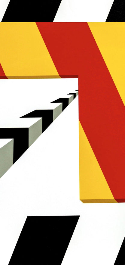 Allan D'Arcangelo, Left Turn, Signed, Silkscreen