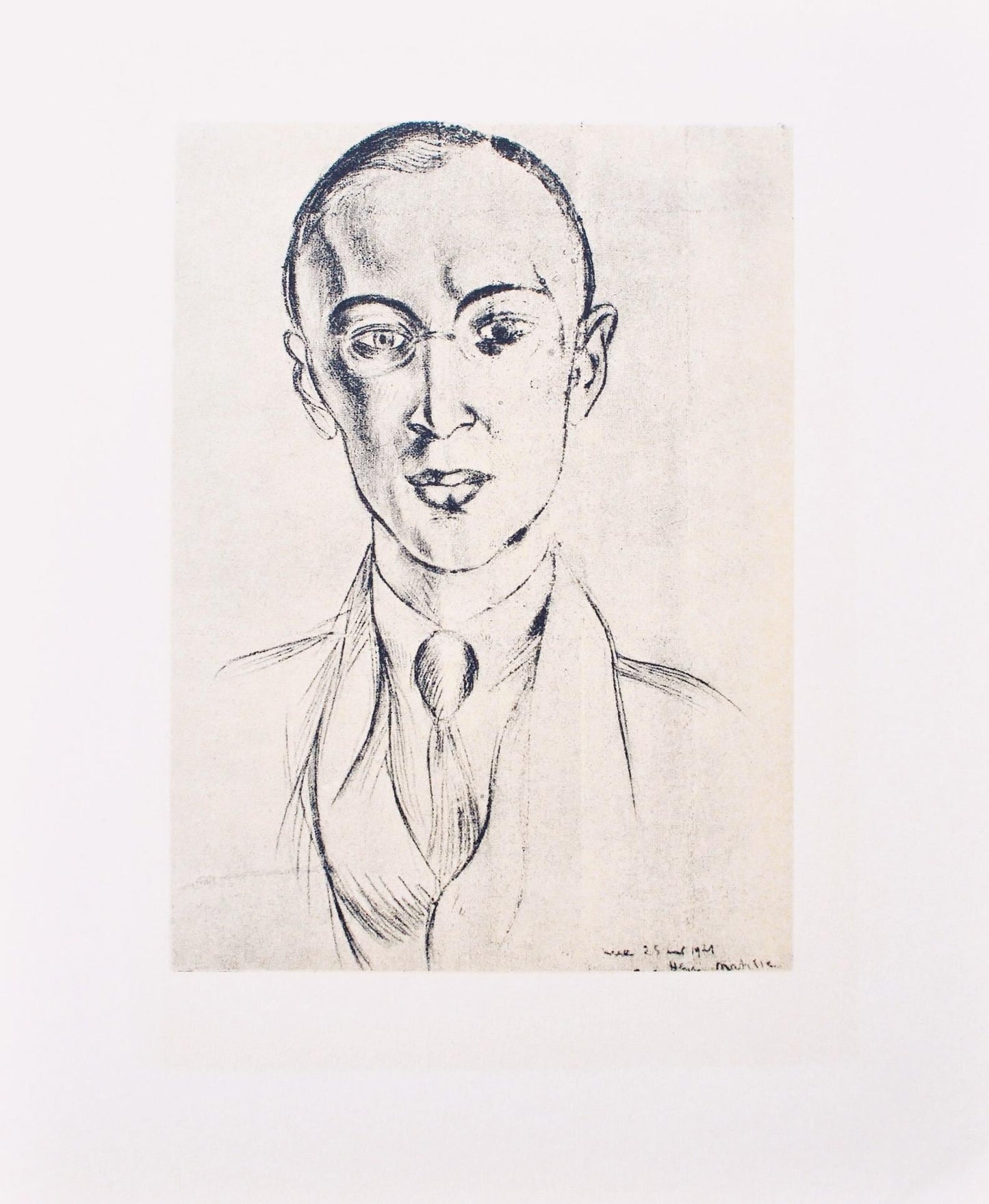 Henri Matisse, Serge Prokofieff, Portraits Par Henri Matisse, Hliogravure