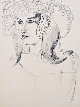 Henri Matisse, Etude Pour Les Plumes Blanches, Portraits Par Henri Matisse, Hliogravure