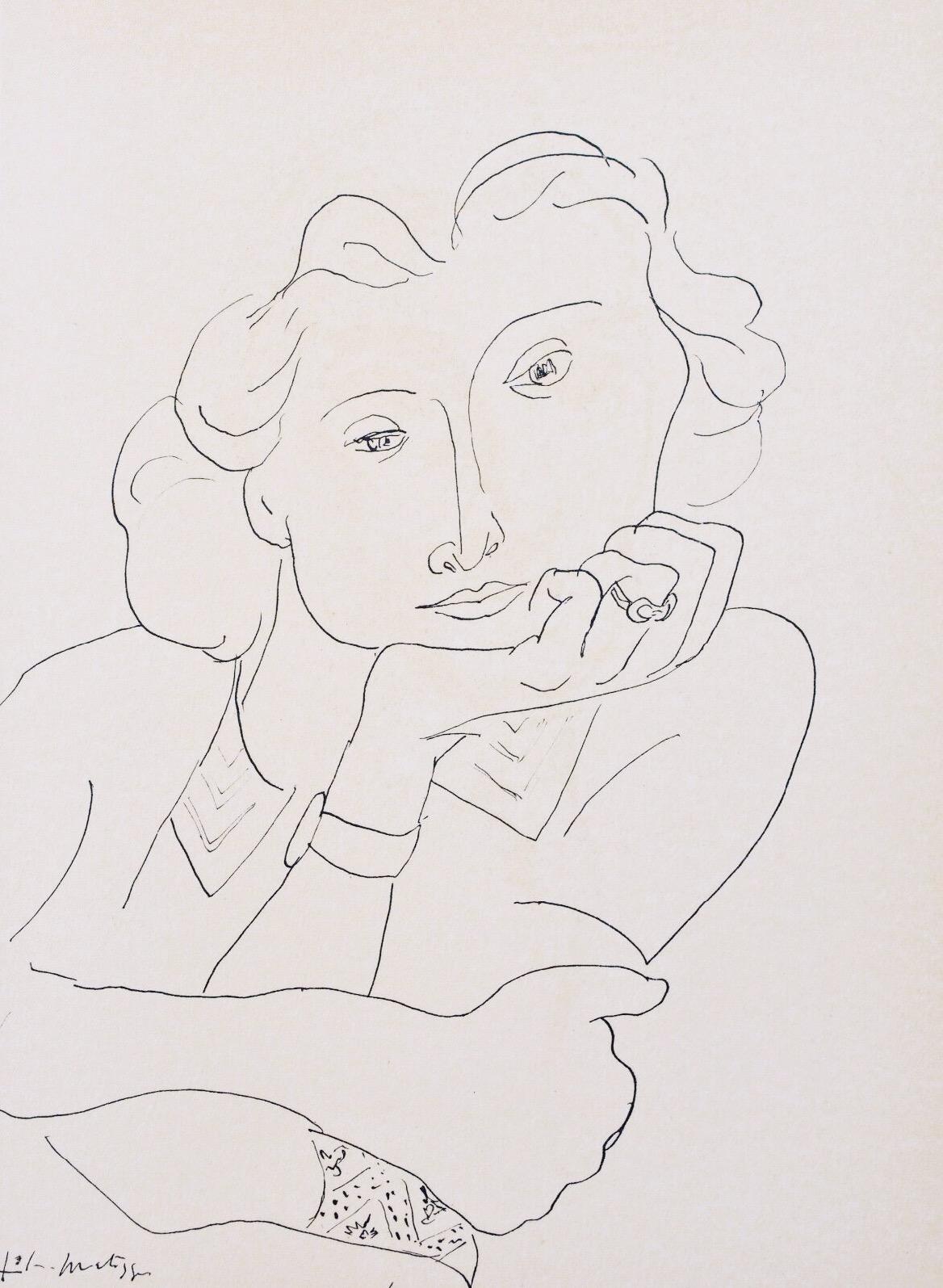 Henri Matisse, Madame L.D., Portraits Par Henri Matisse, Hliogravure