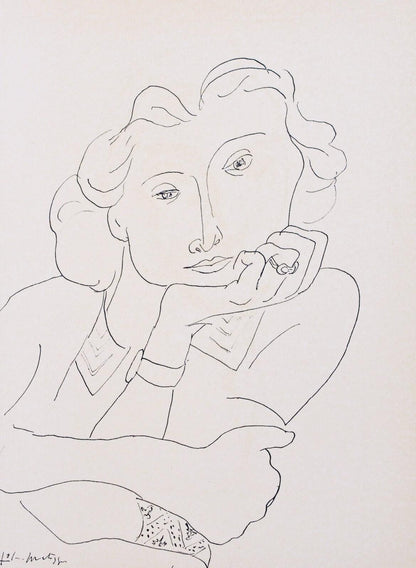 Henri Matisse, Madame L.D., Portraits Par Henri Matisse, Hliogravure