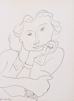 Henri Matisse, Madame L.D., Portraits Par Henri Matisse, Hliogravure