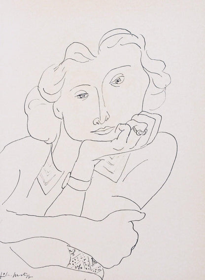 Henri Matisse, Madame L.D., Portraits Par Henri Matisse, Hliogravure