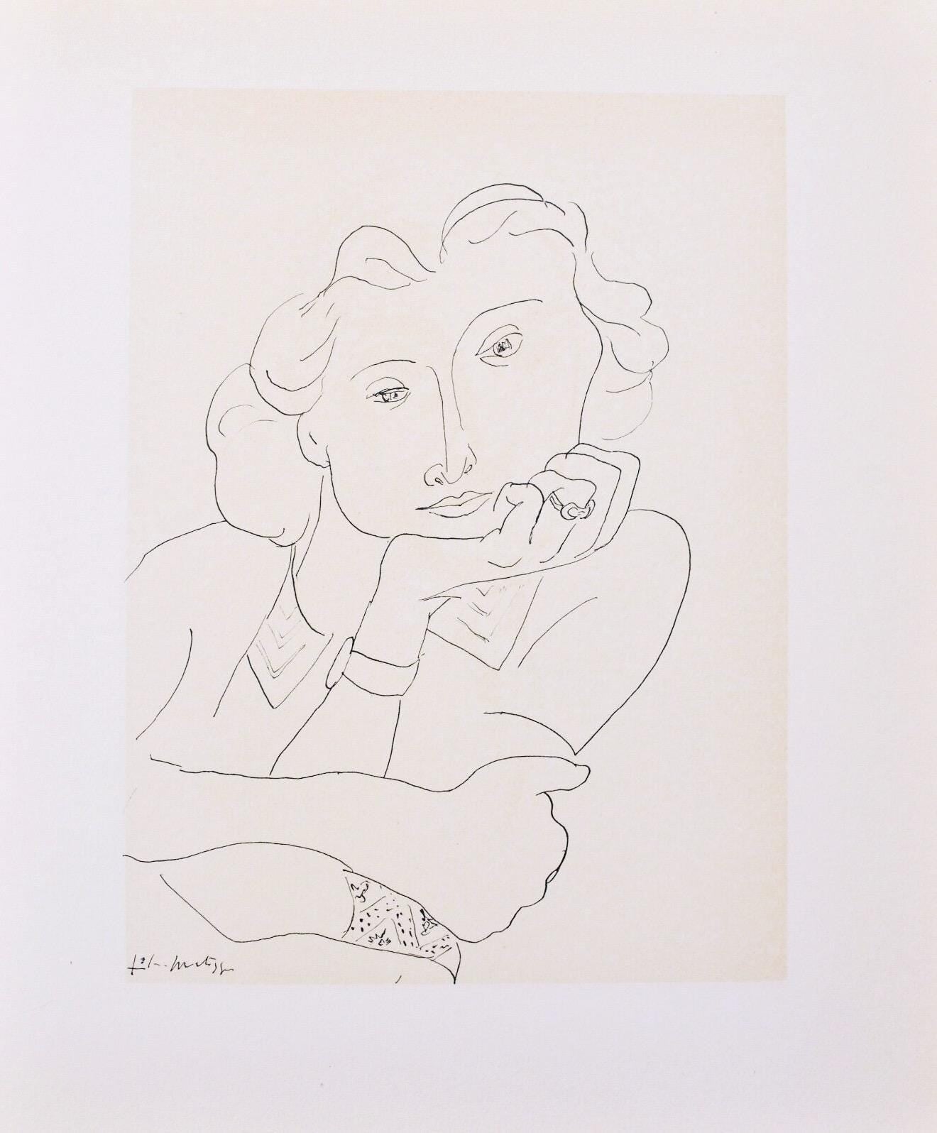 Henri Matisse, Madame L.D., Portraits Par Henri Matisse, Hliogravure