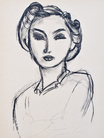 Henri Matisse, Madame Dorothy Parley, Portraits Par Henri Matisse, Hliogravure